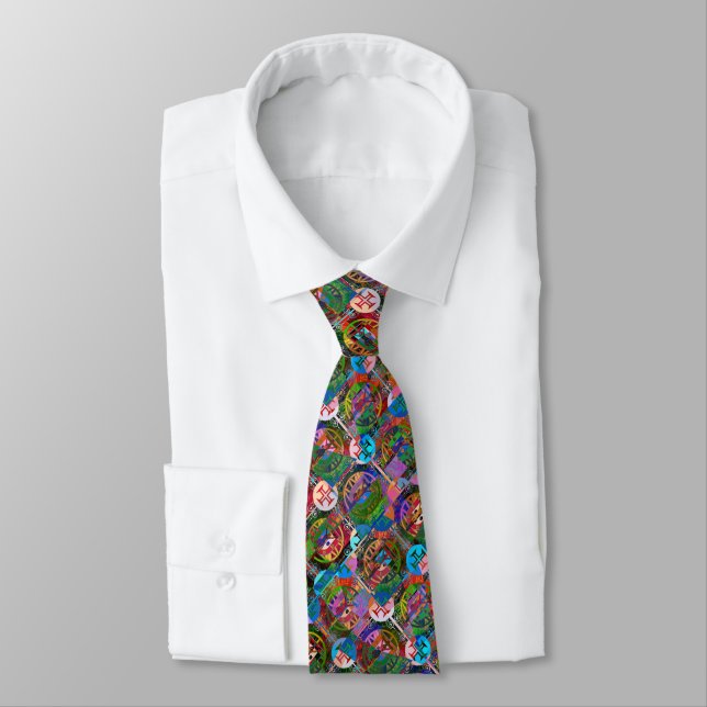 Christ for Portugal Neck Tie (Tied)