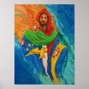 Christ for Portugal Poster