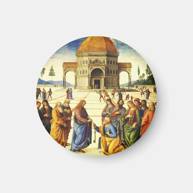 Christ Giving the Keys to Saint Peter Magnet (Front)