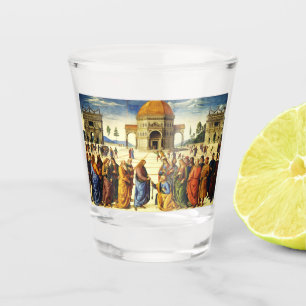 Christ Giving the Keys to Saint Peter Shot Glass