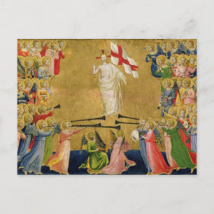 Christ Glorified in the Court of Heaven, 1423-24 Postcard