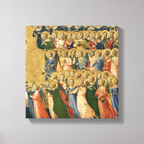 Christ Glorified in the Court of Heaven Canvas Print