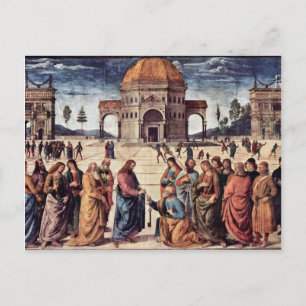 Christ Hands St. Peter The Keys To The Kingdom Postcard