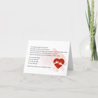 Christ Has No Body Now But Yours Note Cards