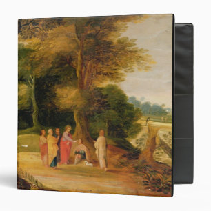 Christ Healing the Blind Man 3 Ring Binder