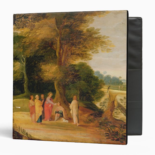 Christ Healing the Blind Man 3 Ring Binder (Front/Inside)