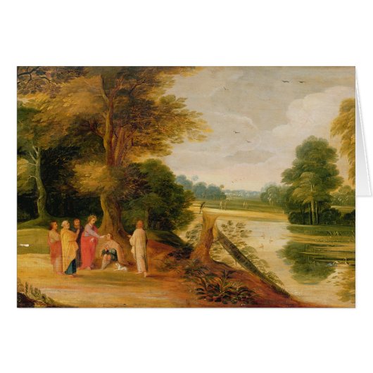 Christ Healing the Blind Man Cards (Front Horizontal)