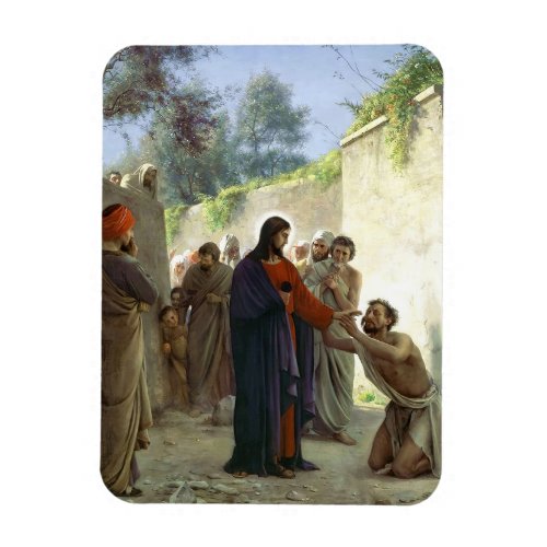 Christ Healing the Blind Man Magnet