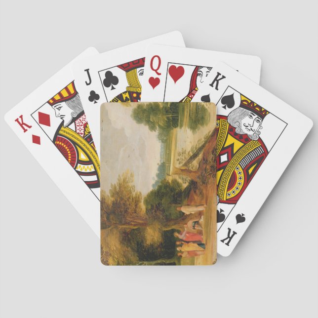 Christ Healing the Blind Man Poker Cards (Back)