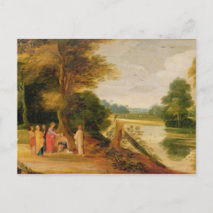 Christ Healing the Blind Man Postcard