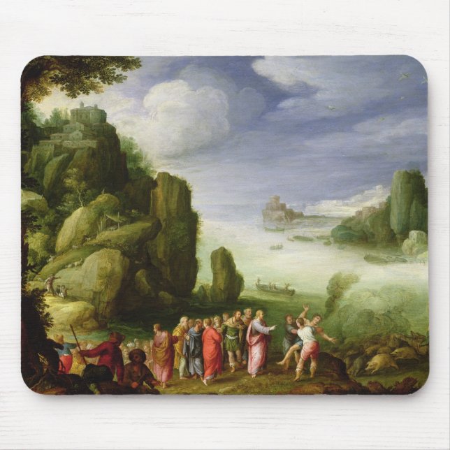 Christ Healing the Possessed of Gerasa, 1608 Mouse Pad (Front)