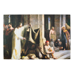 Christ Healing the Sick at Bethesda by Carl Bloch Metal Print