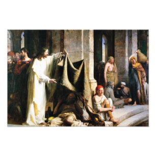 Christ Healing the Sick at Bethesda by Carl Bloch Photo Print