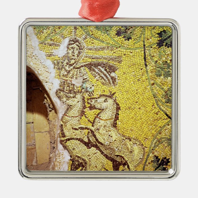 Christ Helios Metal Ornament (Front)