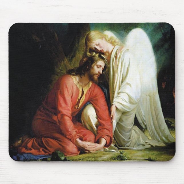 Christ in Gethsemane Mouse Pad (Front)