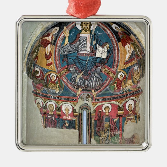 Christ in Glory 2 Metal Ornament (Front)