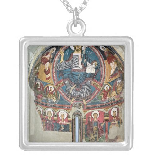 Christ in Glory 2 Silver Plated Necklace