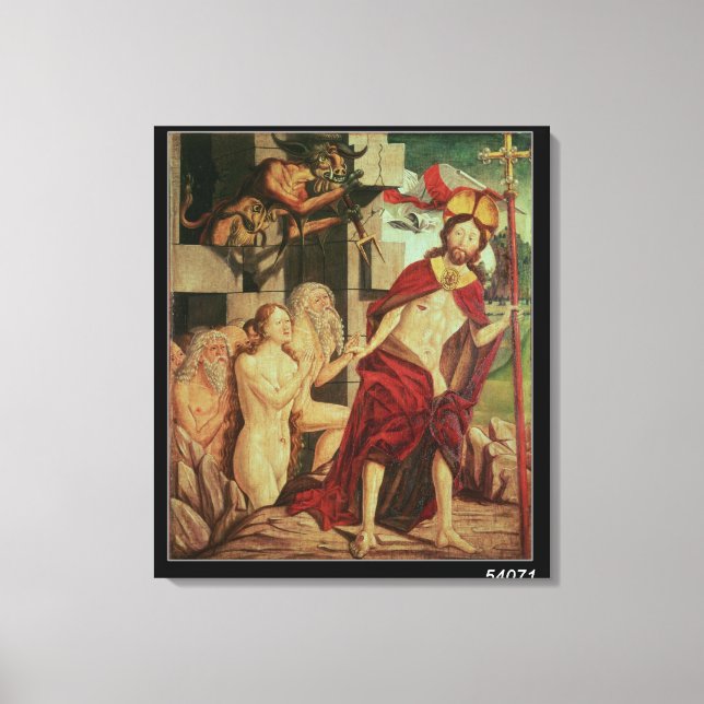 Christ in Hell Canvas Print (Front)