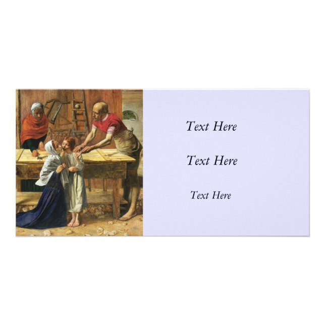 Christ in His Father's Carpenter Shop Card (Front)