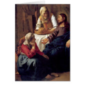 Christ In House Of Martha By Johannes Vermeer (Front)
