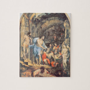 Christ in Limbo, c.1530-35 (panel) Jigsaw Puzzle
