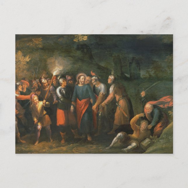Christ in the Garden of Gethsemane Postcard (Front)