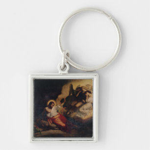 Christ in the Garden of Olives, 1827 Keychain