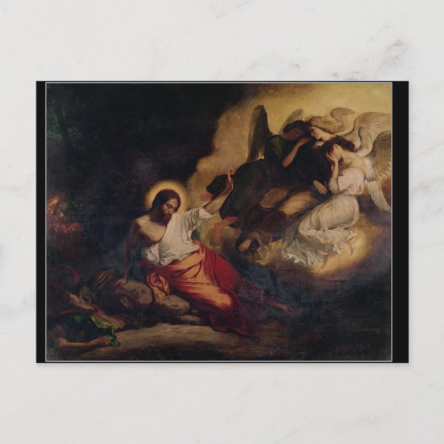 Christ in the Garden of Olives, 1827 Postcard (Front)