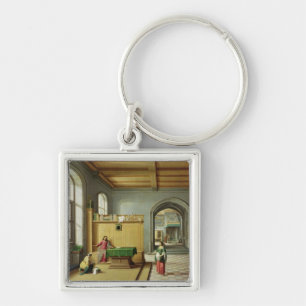 Christ in the House of Martha and Mary Keychain