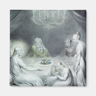 Christ in the House of Martha and Mary Magnet