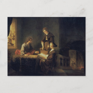 Christ in the House of Martha and Mary Postcard