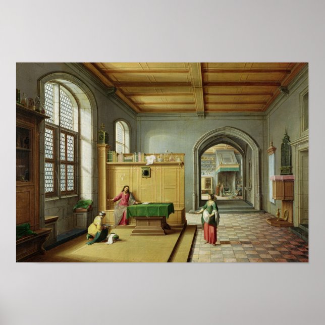 Christ in the House of Martha and Mary Poster (Front)