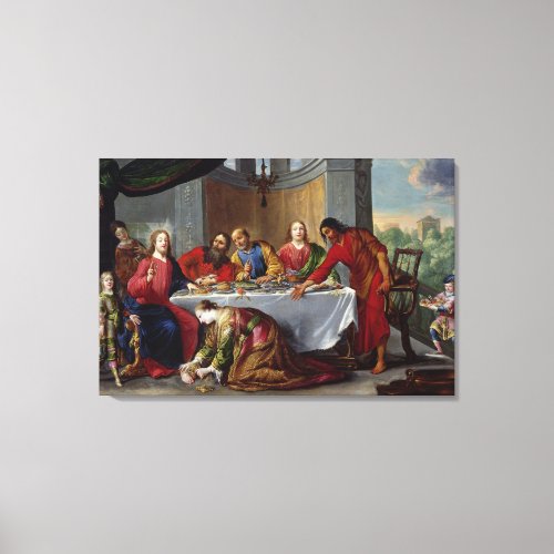Christ in the House of Simon the Pharisee Canvas Print