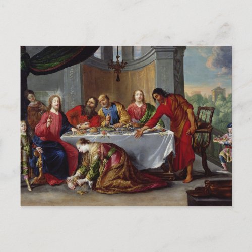 Christ in the House of Simon the Pharisee Postcard