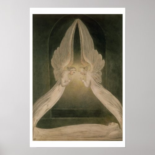 Christ in the Sepulchre Guarded by Angels Poster