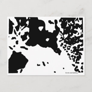 Christ in the snow postcard