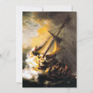 Christ in the Storm on Sea of Galilee- Rembrandt