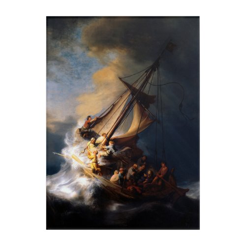 Christ in the Storm on the Sea of Galilee 1633 Acrylic Print