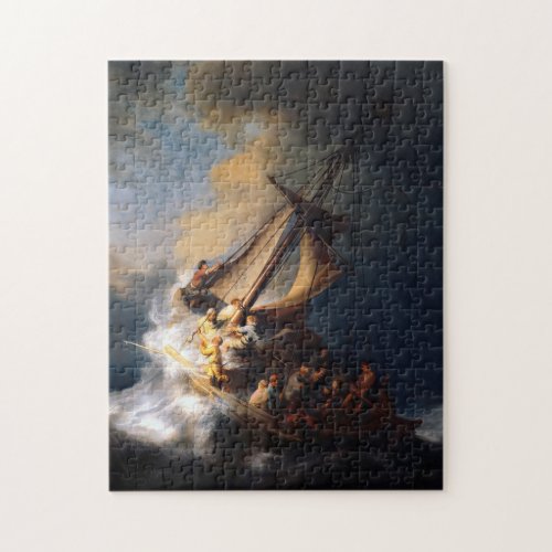 Christ in the Storm on the Sea of Galilee 1633 Jigsaw Puzzle