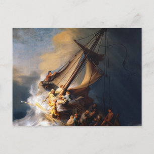Christ in the Storm on the Sea of Galilee, 1633 Postcard