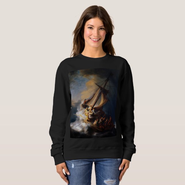 Christ in the Storm on the Sea of Galilee, 1633 Sweatshirt (Front Full)