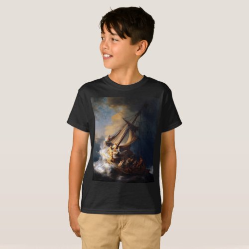 Christ in the Storm on the Sea of Galilee 1633 T_Shirt