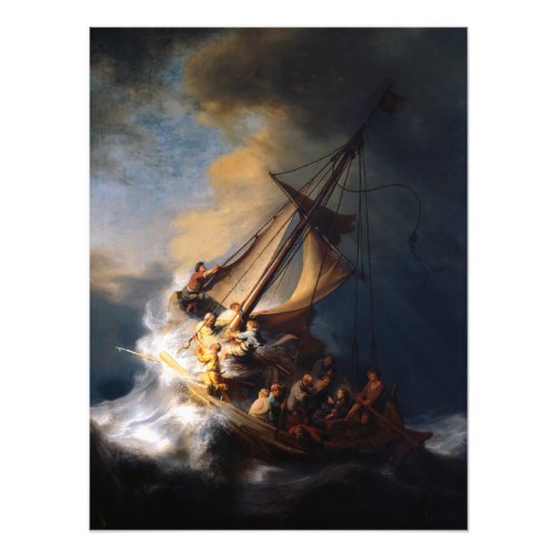 Christ in the Storm on the Sea of Galilee Photo Print