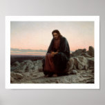 Christ In The Wilderness Poster at Zazzle