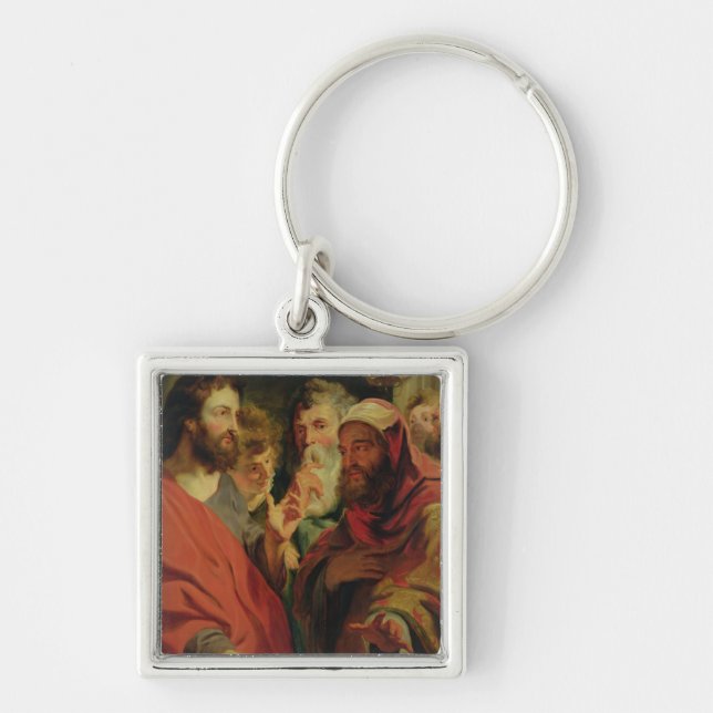 Christ Instructing Nicodemus Keychain (Front)