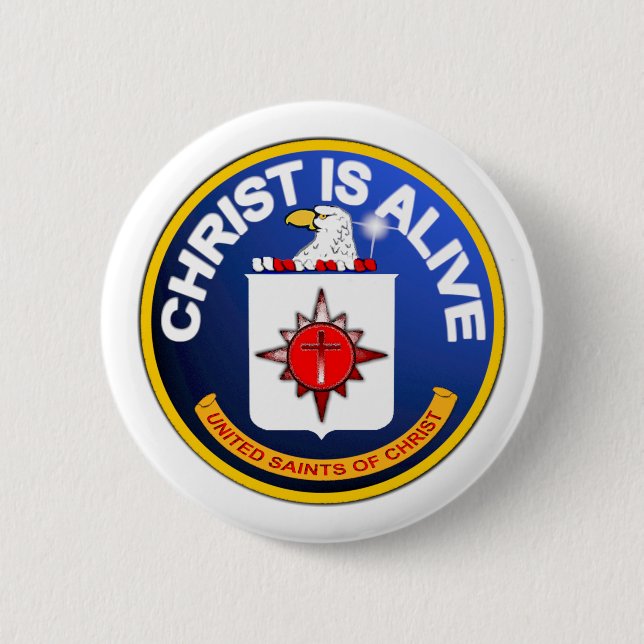 Christ Is Alive – C.I.A. icon look-alike Button (Front)