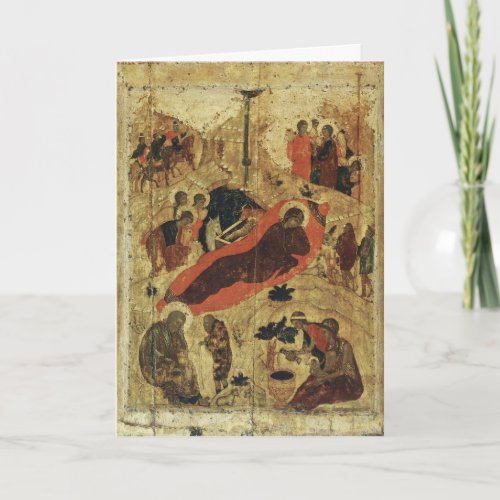 Christ is born Russian Christmas Card