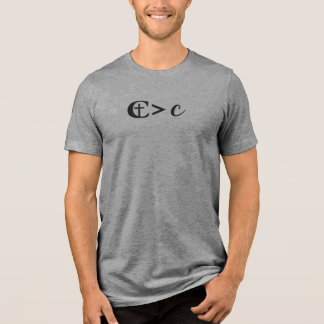 Christ is greater than Cancer Tri-Blend Shirt
