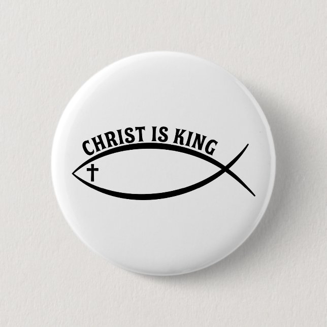 Christ Is King Button (Front)