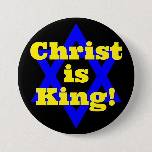 Christ is King!  Button (Front)